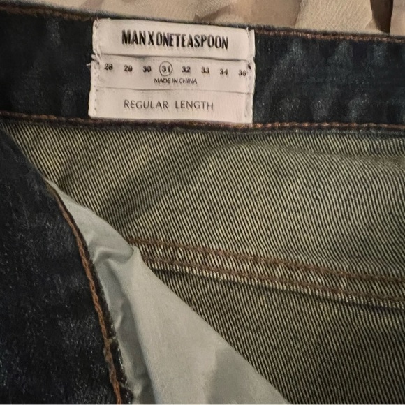 NWT One Teaspoon Anchorage Mr Blues Men’s Denim Size 31 regular button fly - Picture 7 of 8
